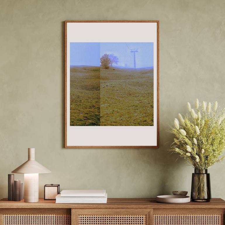 Original Color Field Painting Landscape Photography by Dalia Bucyte