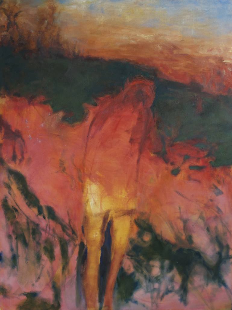 Red Figure Painting by Ben Nugent Saatchi Art