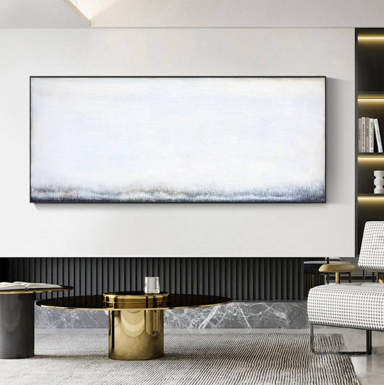 Original Abstract Expressionism Abstract Painting by Leon Grossmann