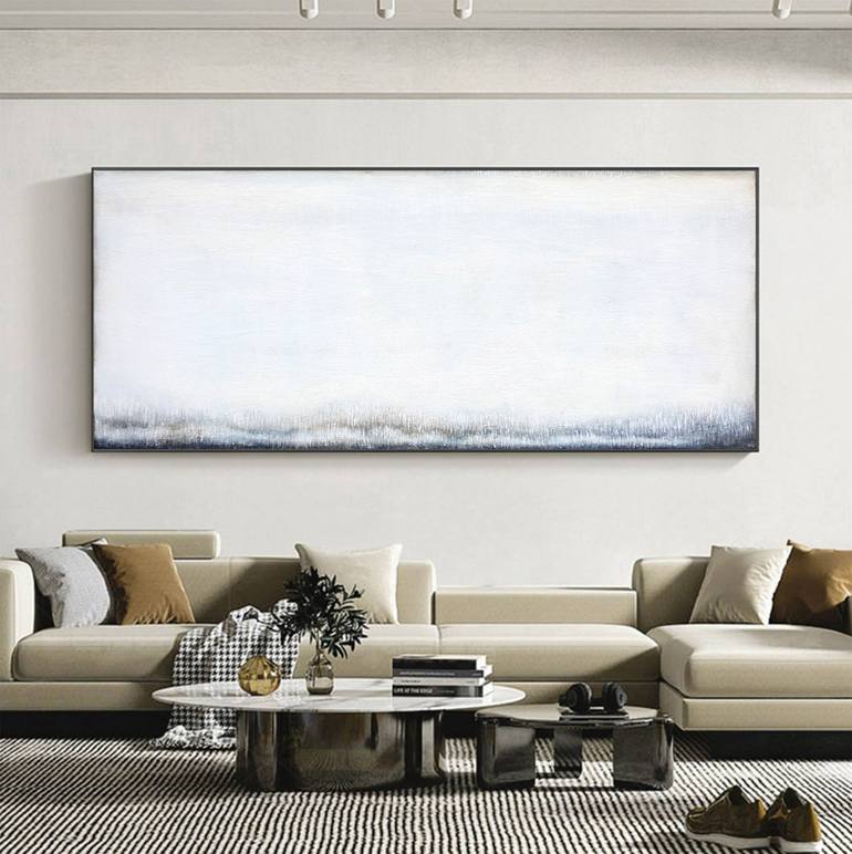 Original Abstract Expressionism Abstract Painting by Leon Grossmann