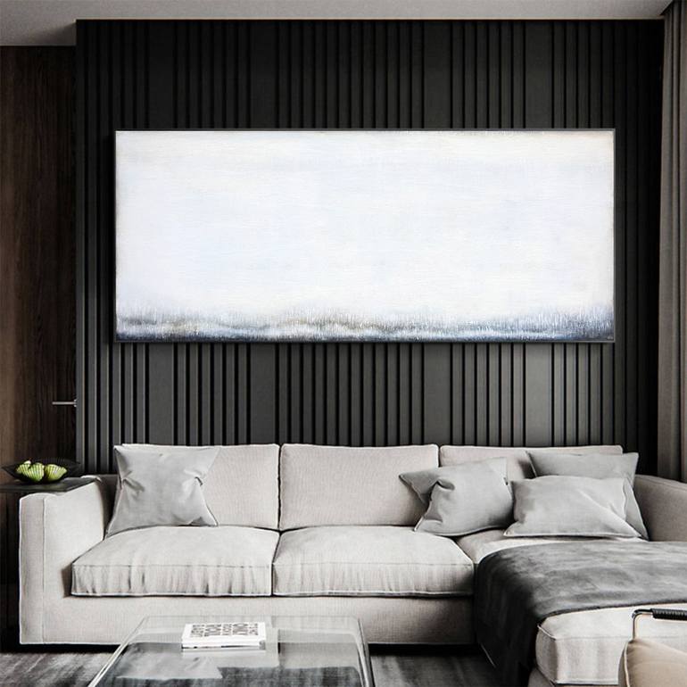 Original Abstract Expressionism Abstract Painting by Leon Grossmann