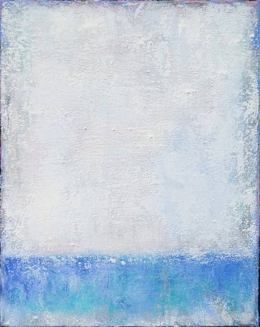 White Abstract Painting, So far away in the sky, Textured thumb