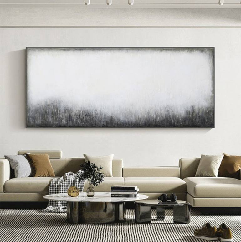 Original Abstract Expressionism Abstract Painting by Leon Grossmann