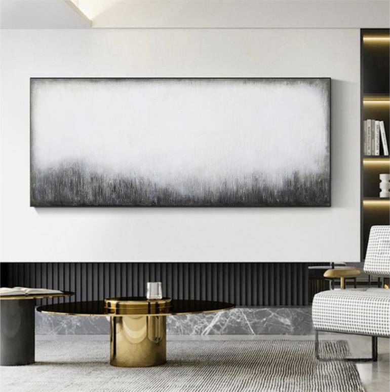 Original Abstract Expressionism Abstract Painting by Leon Grossmann