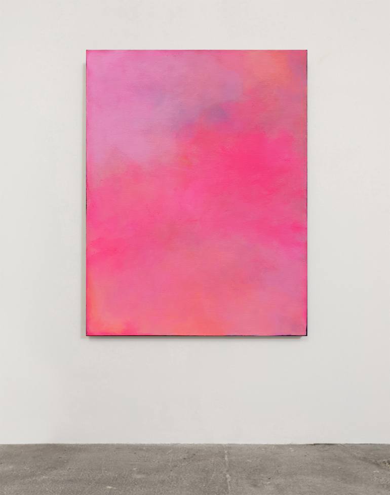 Original Abstract Expressionism Abstract Painting by Leon Grossmann