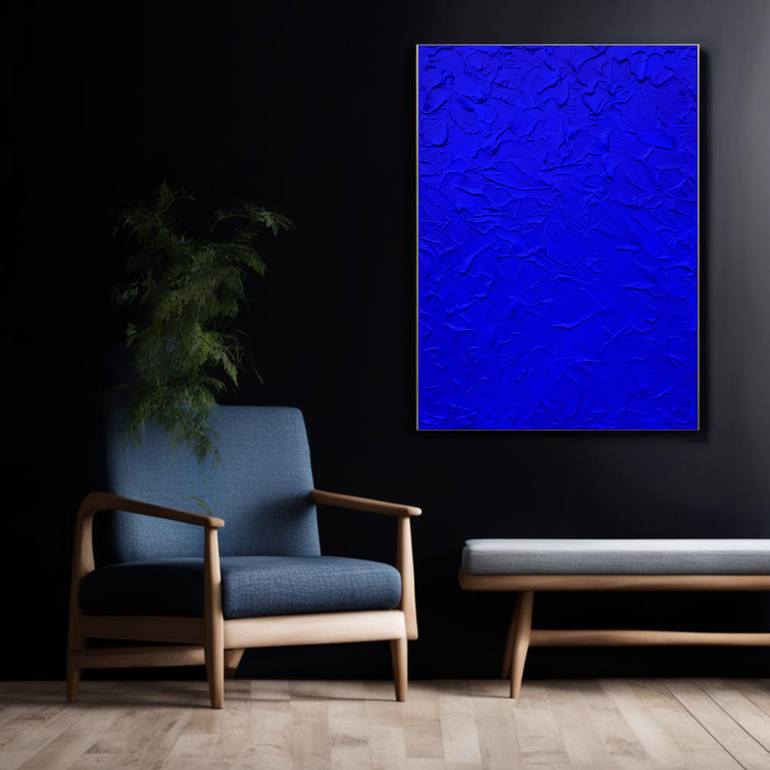Original Abstract Expressionism Abstract Painting by Leon Grossmann