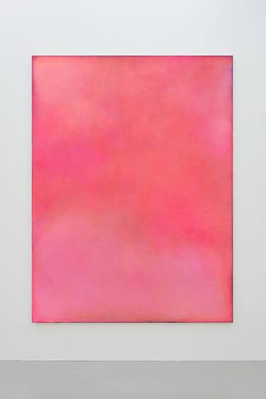 Peach Abstract Painting, Interpretation of Romantic Verses, Neon thumb
