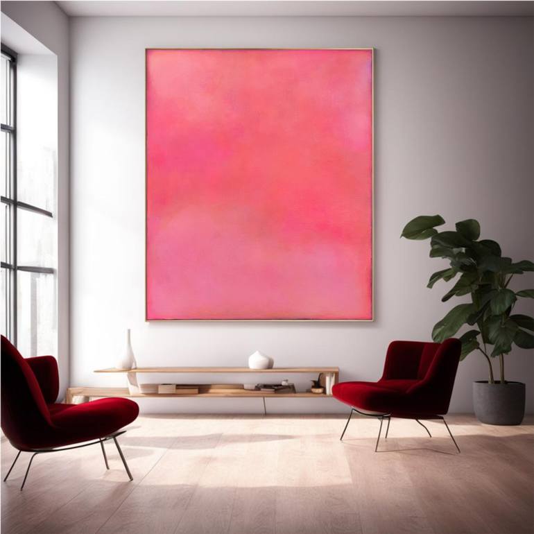 Original Art Deco Abstract Painting by Leon Grossmann