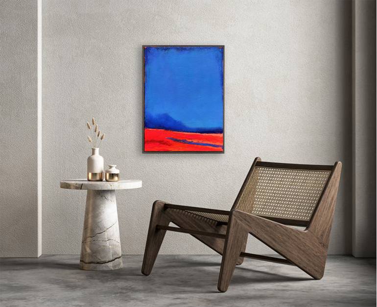 Original Art Deco Abstract Painting by Leon Grossmann