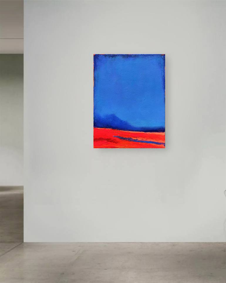 Original Art Deco Abstract Painting by Leon Grossmann