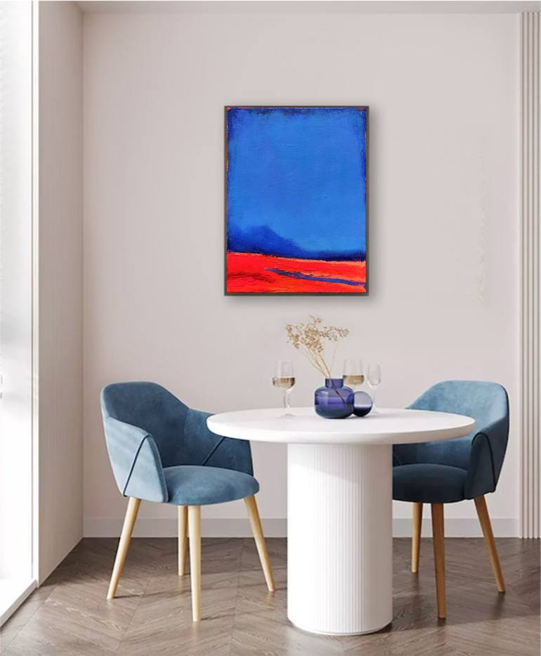 Original Art Deco Abstract Painting by Leon Grossmann