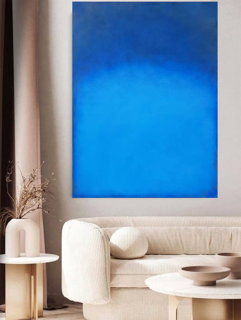 Original Abstract Painting by Leon Grossmann
