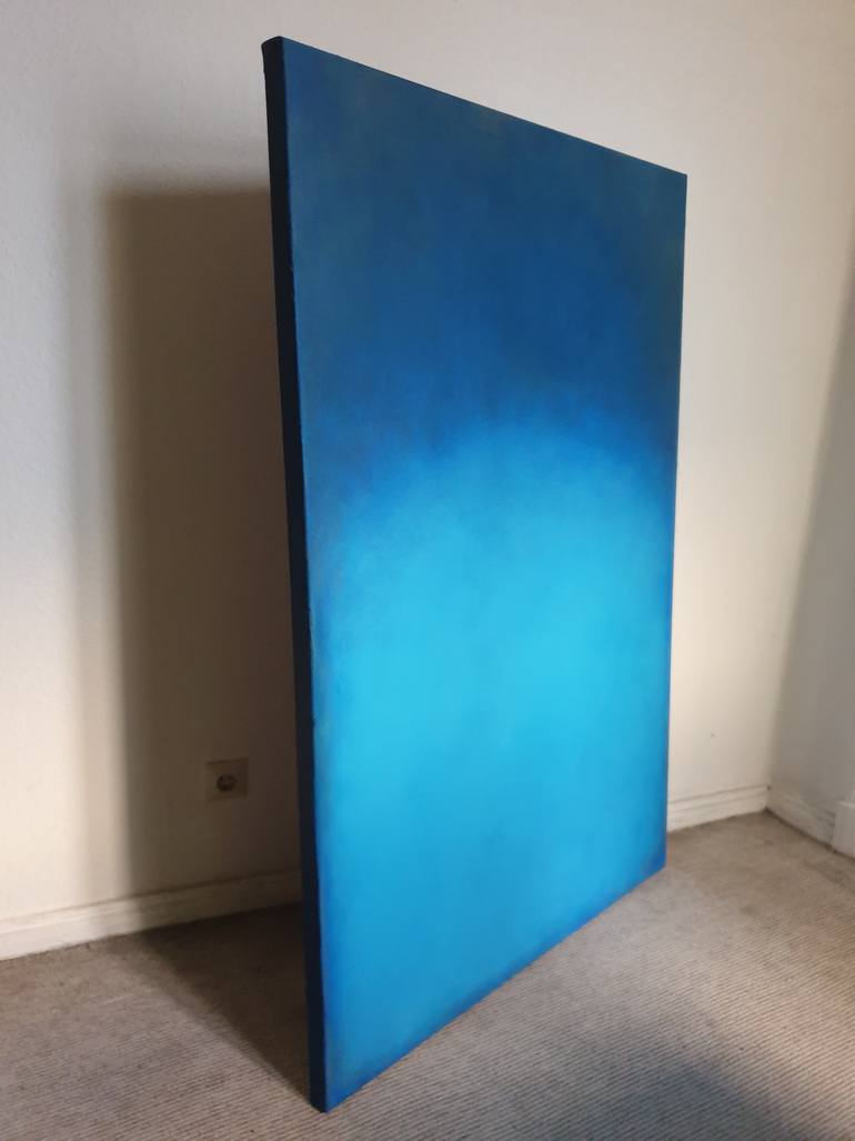 Original Abstract Painting by Leon Grossmann