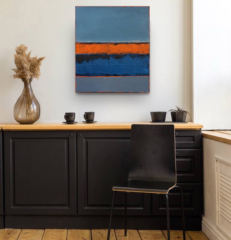 Original Art Deco Abstract Painting by Leon Grossmann