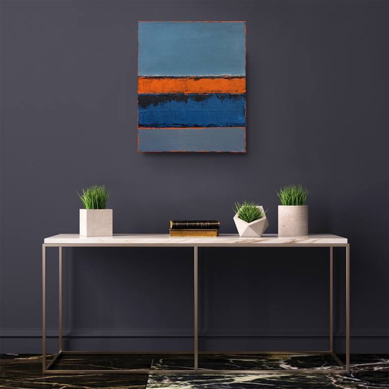 Original Art Deco Abstract Painting by Leon Grossmann