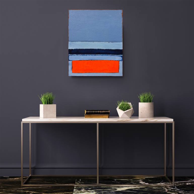 Original Art Deco Abstract Painting by Leon Grossmann