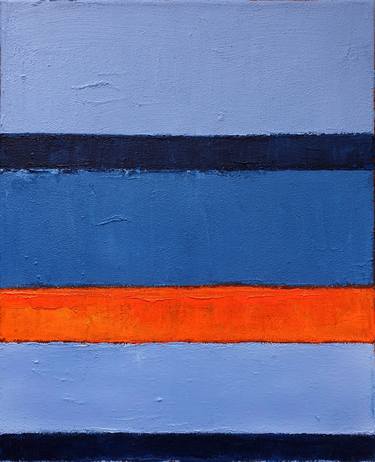 Original Art Deco Abstract Painting by Leon Grossmann