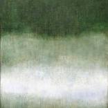 Green Grey Abstract Painting, A walk in the quiet Forest, Rothko by Leon Grossmann