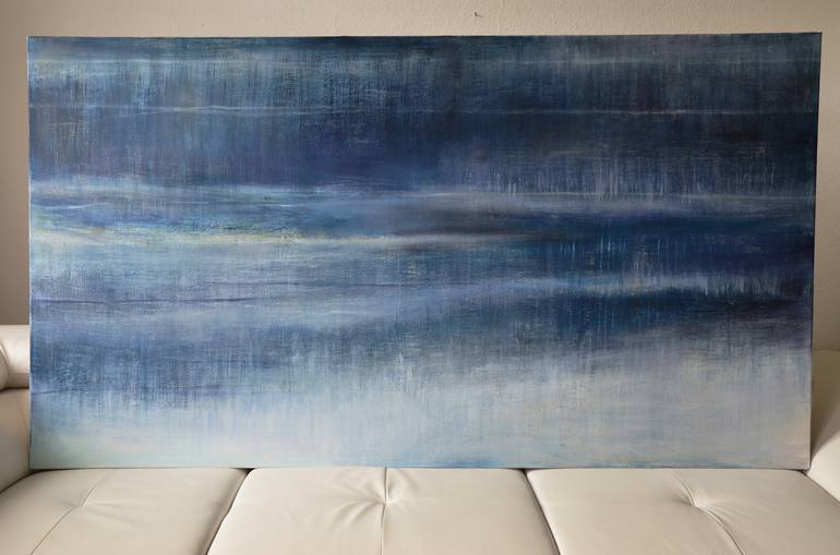 Original Abstract Painting by Leon Grossmann