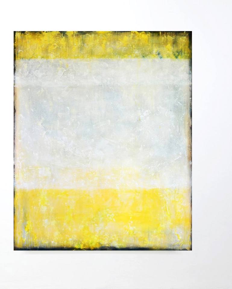 Original Abstract Expressionism Abstract Painting by Leon Grossmann