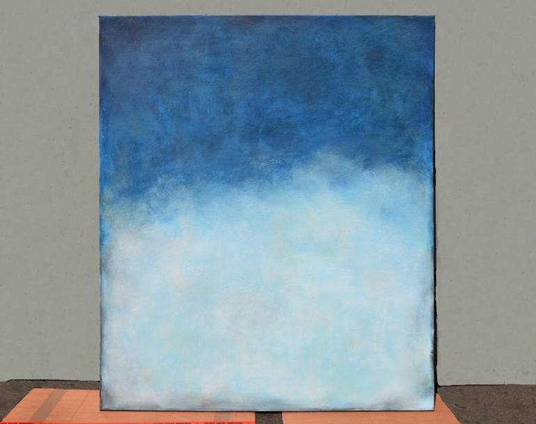 Original Abstract Expressionism Abstract Painting by Leon Grossmann