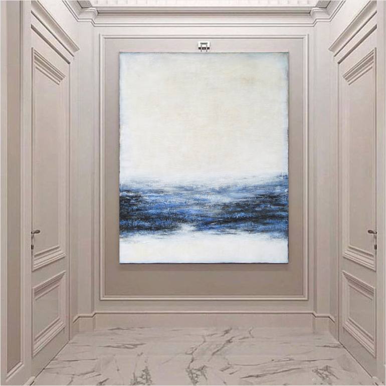 Original Abstract Expressionism Abstract Painting by Leon Grossmann