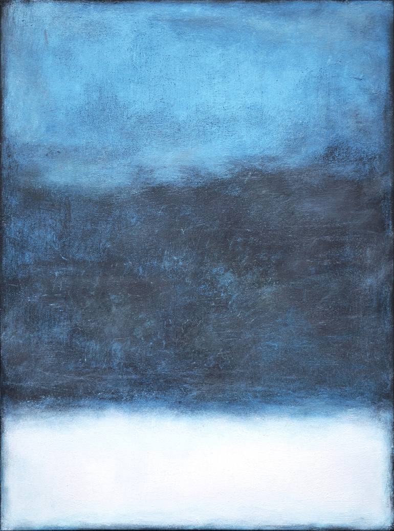 Original Abstract Expressionism Abstract Painting by Leon Grossmann