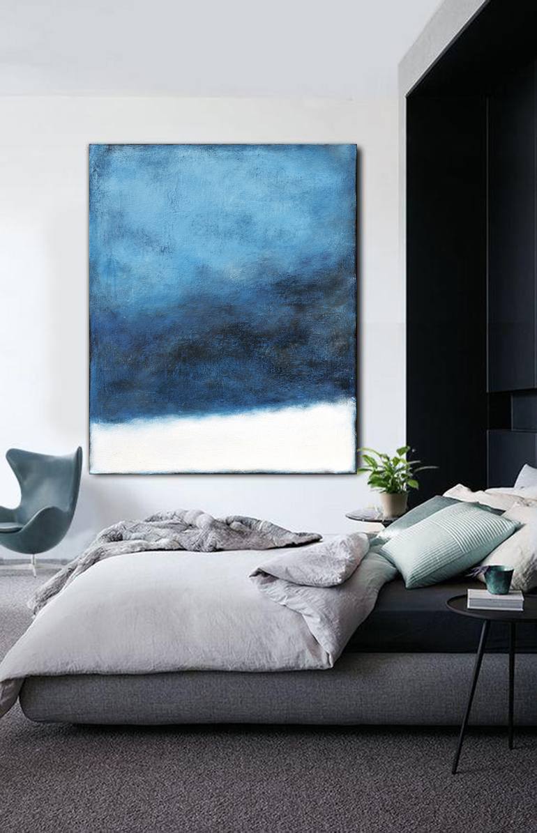 Original Abstract Expressionism Abstract Painting by Leon Grossmann