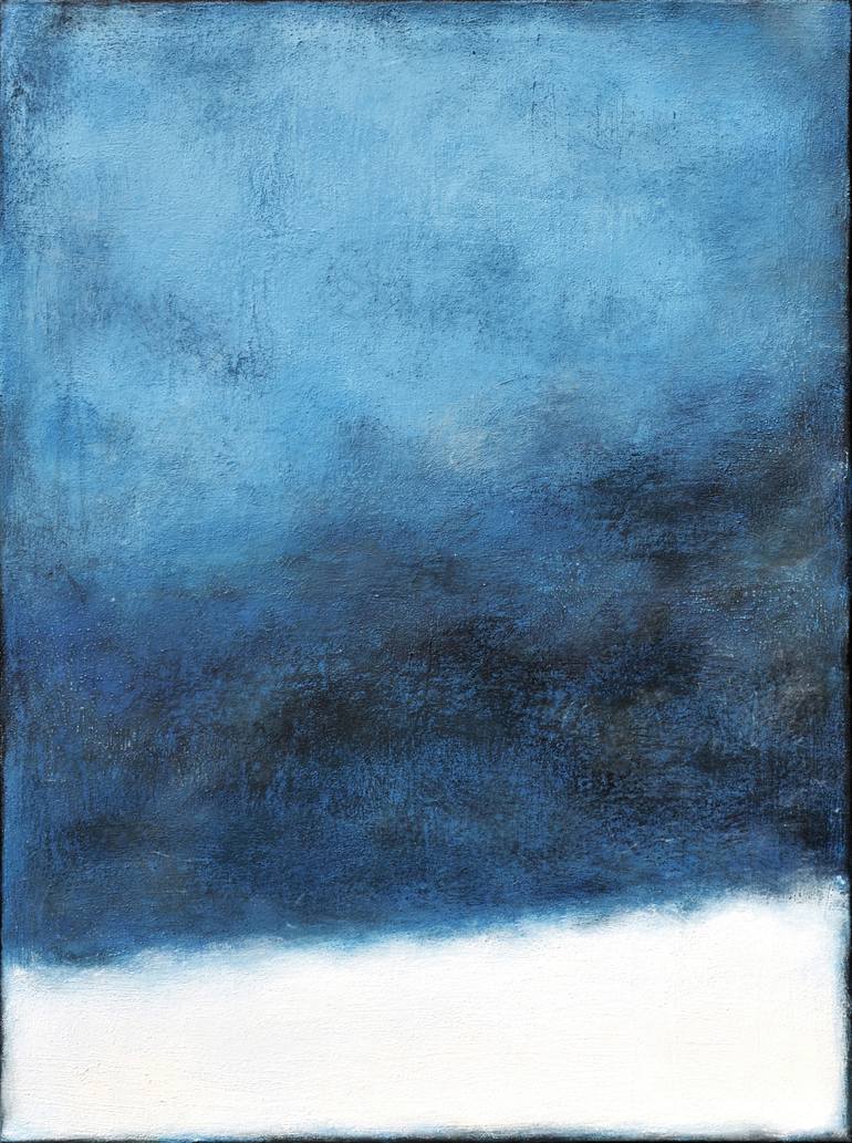 Original Abstract Expressionism Abstract Painting by Leon Grossmann