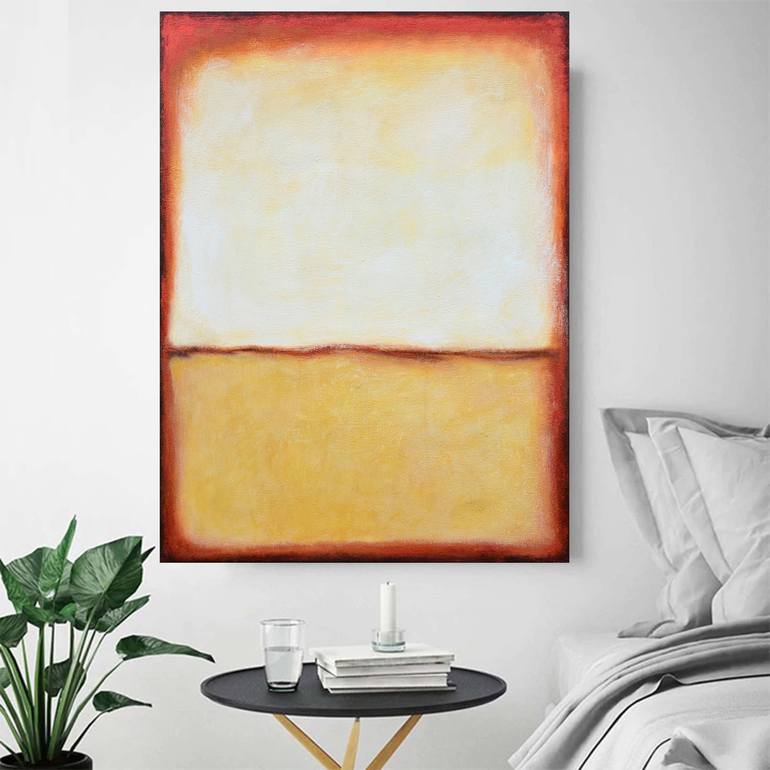 Original Abstract Painting by Leon Grossmann