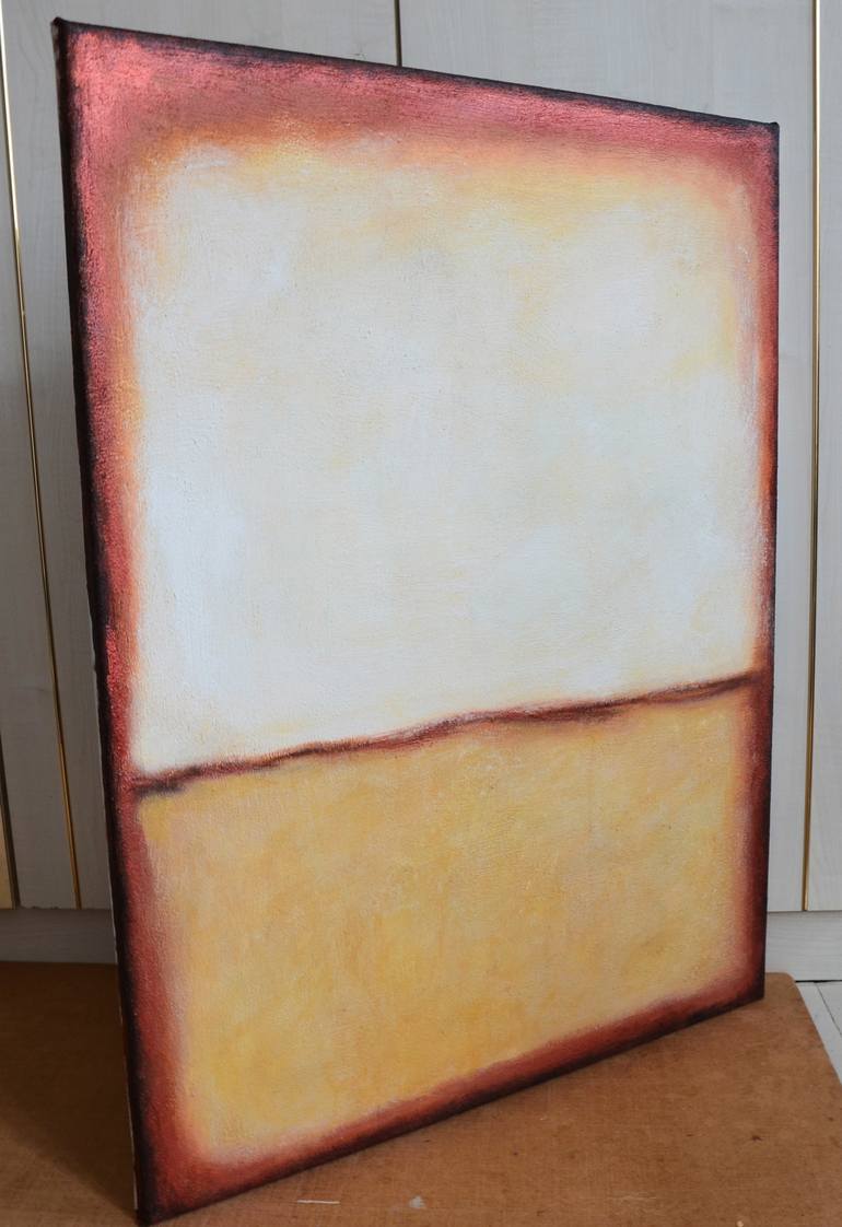 Original Minimalism Abstract Painting by Leon Grossmann