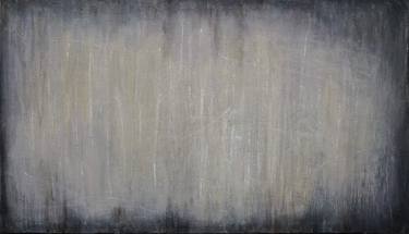 Brown Grey Abstract Painting. Evening Light. Meditative Abstract thumb