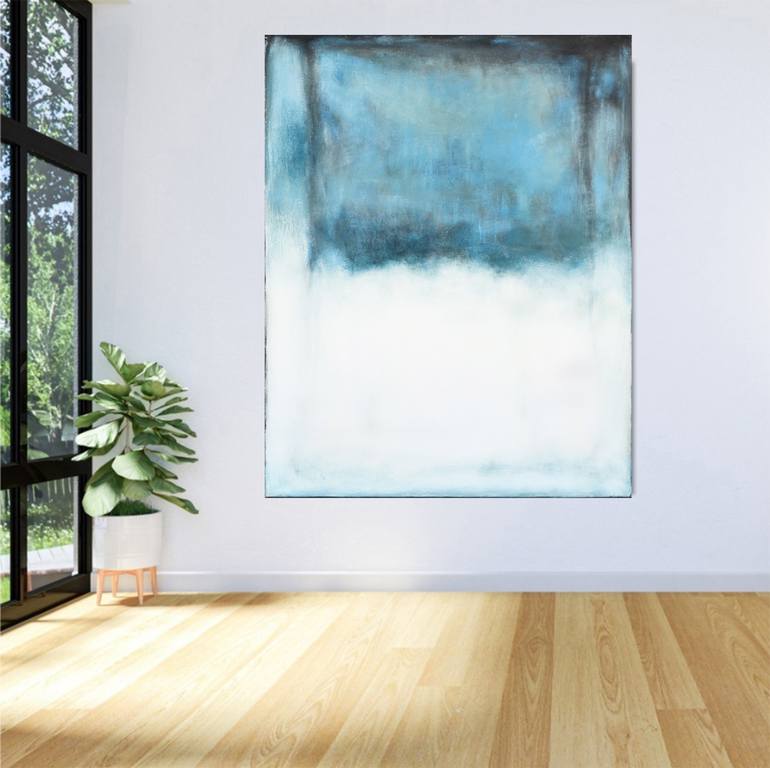 Original Abstract Expressionism Abstract Painting by Leon Grossmann