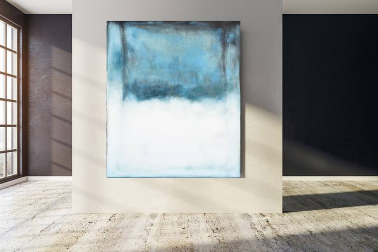 Original Abstract Expressionism Abstract Painting by Leon Grossmann