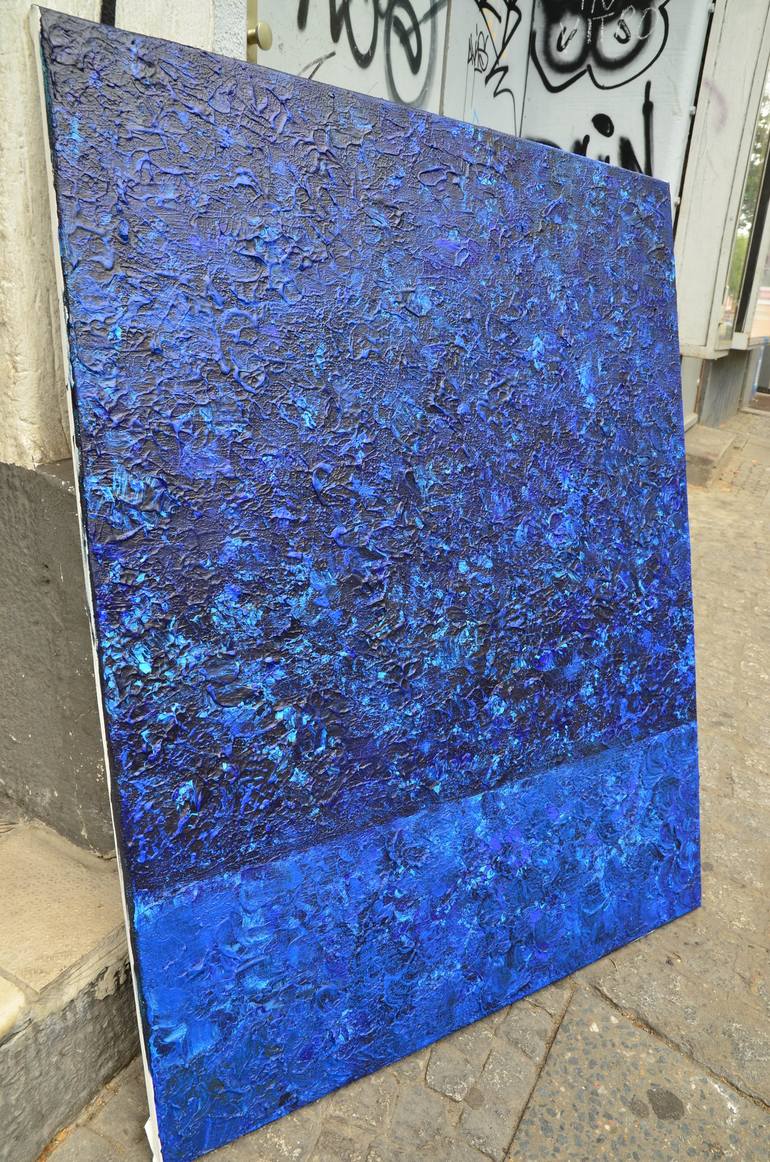 Original Abstract Painting by Leon Grossmann