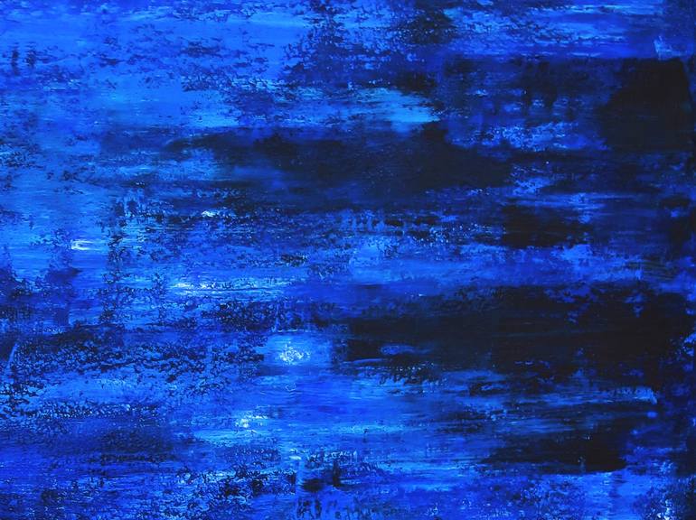 Original Abstract Expressionism Abstract Painting by Leon Grossmann