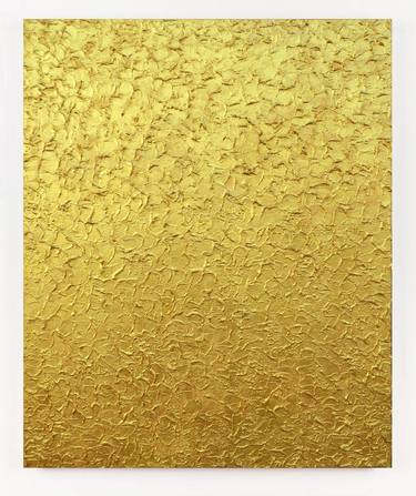 Saatchi Art Artist Leon Grossmann; Paintings, “Homage to Yves Klein. Gold Abstract” #art