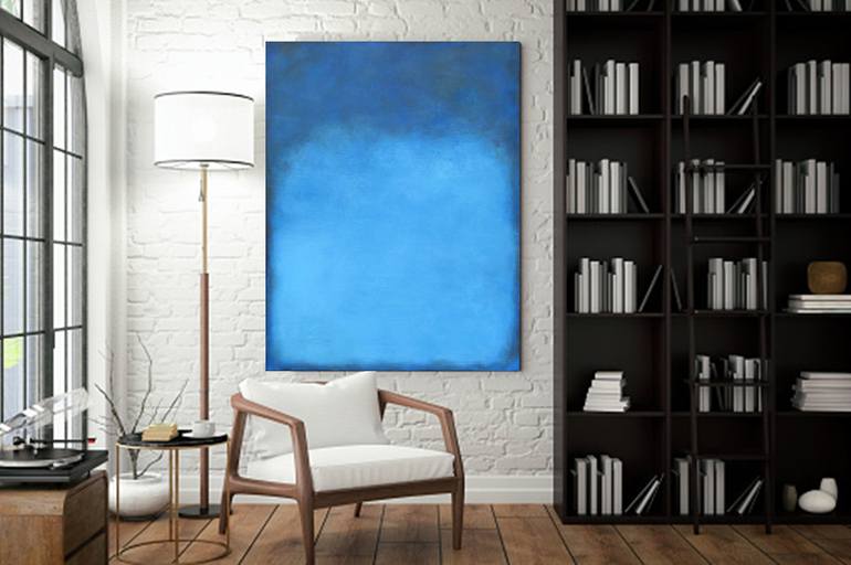 Original Abstract Painting by Leon Grossmann