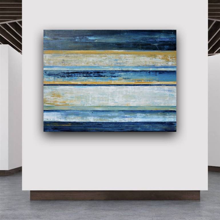 Original Abstract Expressionism Abstract Painting by Leon Grossmann