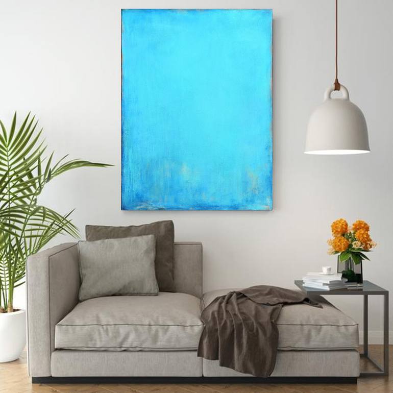 Original Abstract Painting by Leon Grossmann