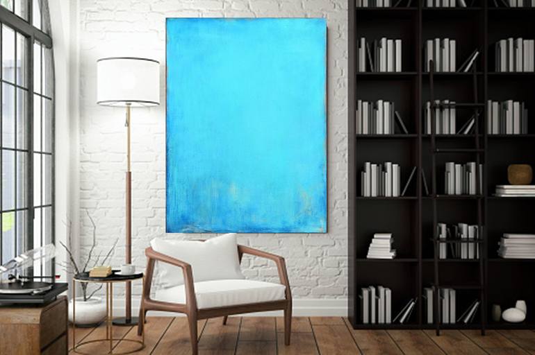 Original Abstract Expressionism Abstract Painting by Leon Grossmann