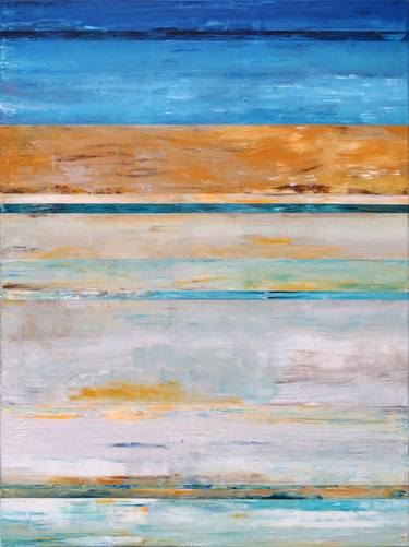 Abstract Painting. A Summer Day at the Beach thumb