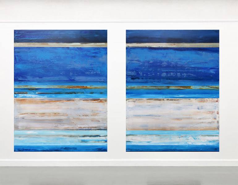 Original Abstract Expressionism Abstract Paintings by Leon Grossmann