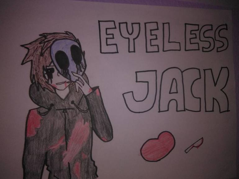 Eyeless Jack Drawing By Dome Sarango Saatchi Art