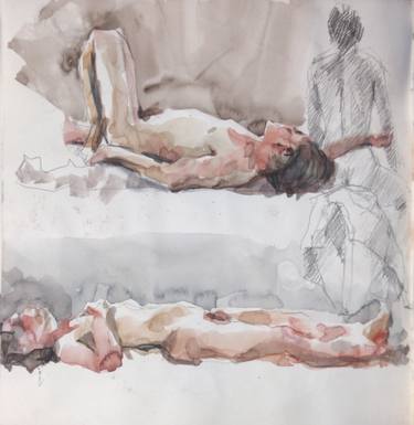 Original Nude Paintings by Hubert Maria Berezowski