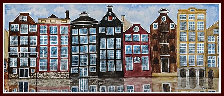 Original Impressionism Architecture Painting by Svetlana Vorobyeva