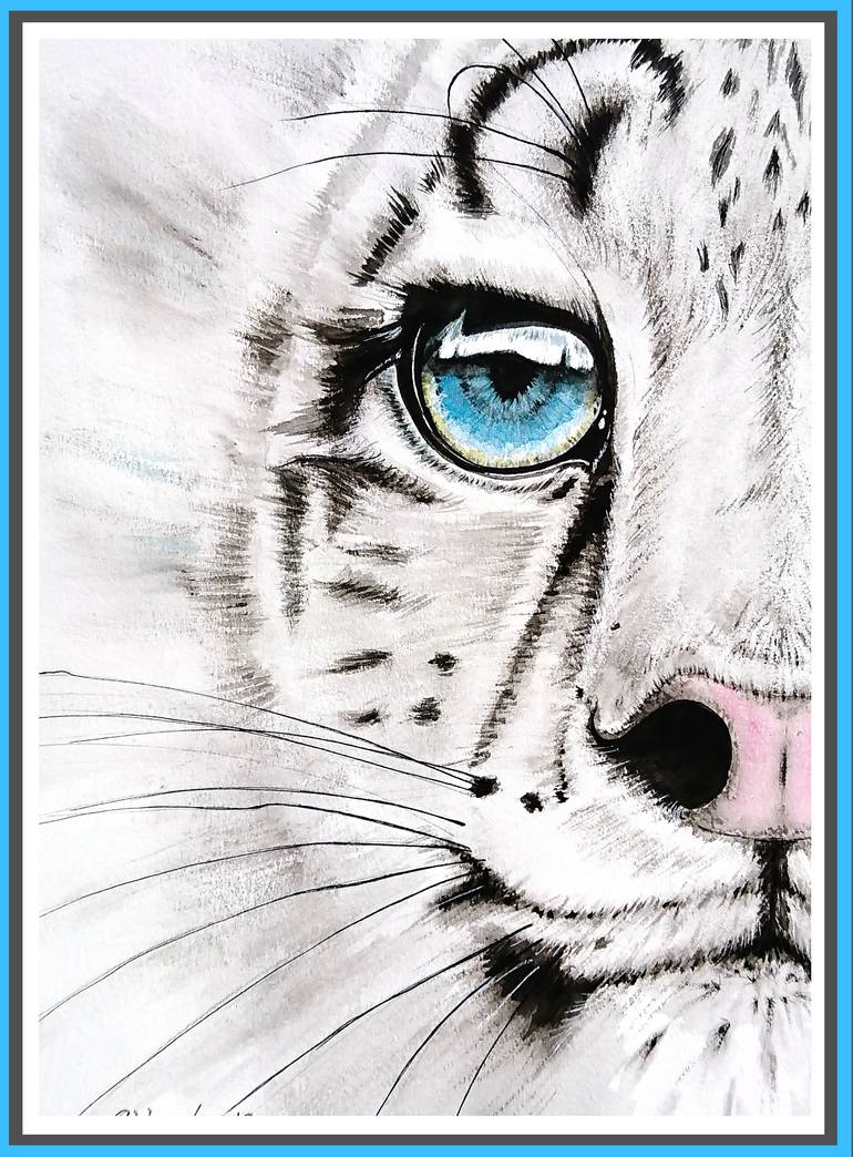 Original Figurative Animal Painting by Svetlana Vorobyeva