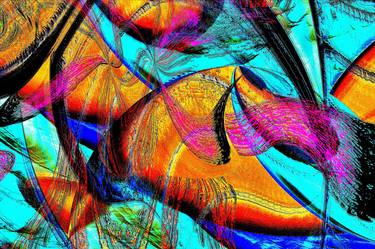 Original Abstract Fish Digital by Guy Salem