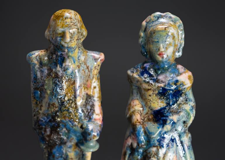 Original Antique People Sculpture by Rhyan Taylor