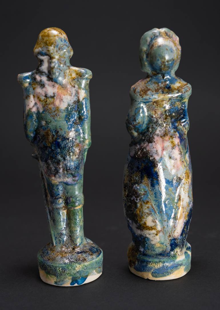 Original Antique People Sculpture by Rhyan Taylor